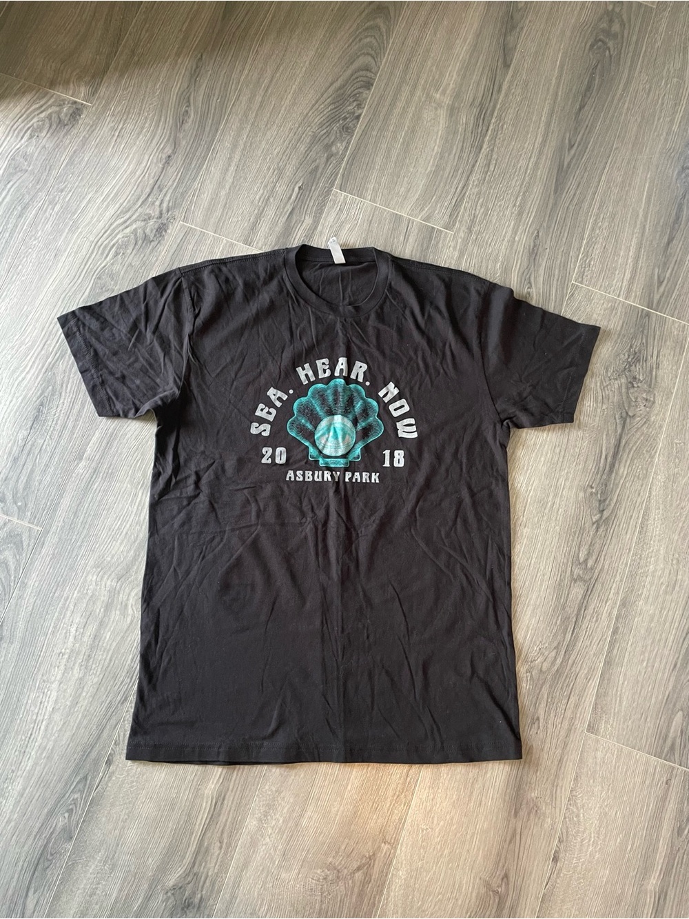 Sea.Hear.Now Surf Music Art Festival Tee Shirt 2018 Asbury Park Men’s Size Large